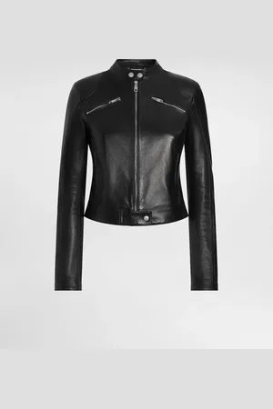 Dolce & Gabbana Leather Biker Jacket - Woman Coats And Jackets 38