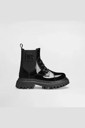 Dolce & Gabbana Patent Leather Ankle Boots With Elastic - Woman Shoes (24-38) 29