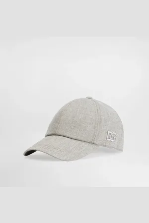 Dolce & Gabbana Baseball Cotton Cap - Man Hats And Gloves Gray 57