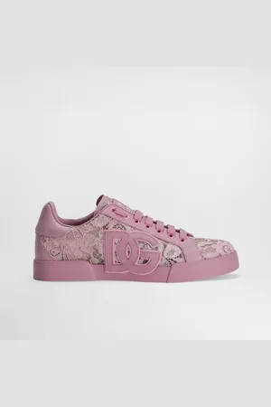 Dolce & Gabbana Portofino Light Strobel Sneakers In Taormina Lace - Woman Sneakers 36