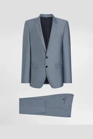Dolce & Gabbana Single-breasted Wool And Silk Suit - Man Suits And Blazers 44