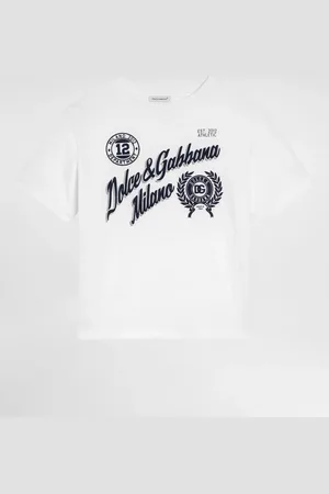 Dolce & Gabbana T-shirt With Dg Print - Man T-shirts And Sweatshirts 2 Years