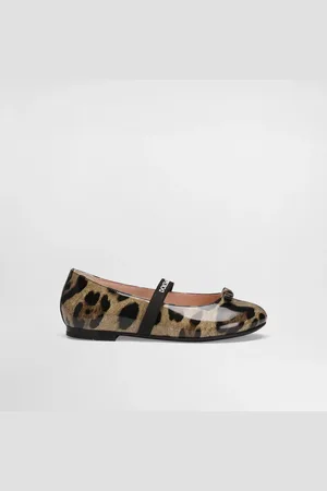 Dolce & Gabbana Ballet Flats In Printed Shiny Calfskin - Woman Shoes (24-38) Animal Leather 27