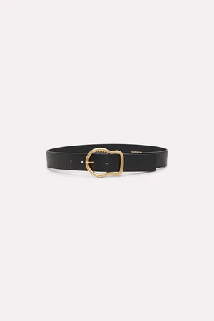 Dorothee Schumacher Calfskin belt with signature buckle