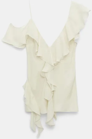 Dorothee Schumacher Silk georgette top with ruffles