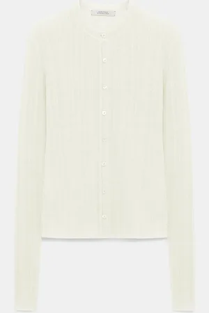 Dorothee Schumacher Linen blend ribbed cardigan