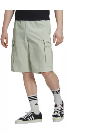 adidas Men Cargo Pants - Adventure Cargo Shorts Green L Man