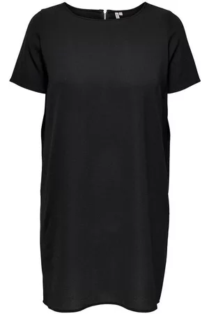 ONLY Women Tunic Dresses - Carlux Tunic Short Sleeve Short Dress Black 42 Woman