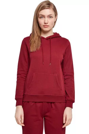 Build Your Brand Women Hoodies - Basic Hoodie Red 2XL Woman