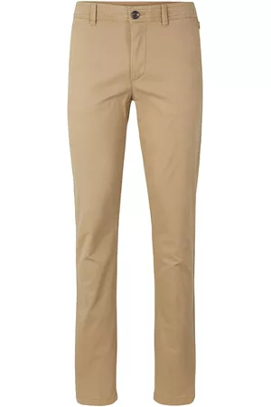 TOM TAILOR Men Chinos - Stretch Slim Chino Chino Pants Beige 30 / 32 Man