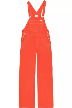 Wrangler Women Flared Jumpsuits - Flare Overall Flare Jumpsuit Orange 3XL Woman