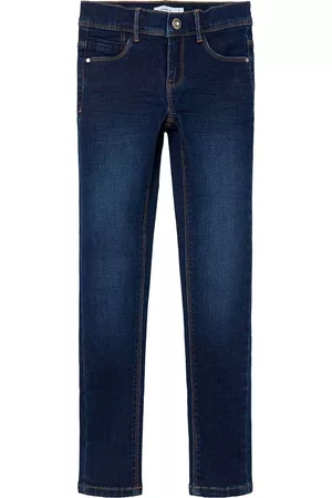 NAME IT Girls Skinny Jeans - Polly Skinny Jeans Blue 4 Years Girl