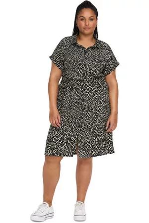 Carmakoma Women Short & Mini Dresses - Cardiega Short Sleeve Dress Grey 42 Woman