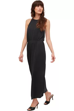 VILA Women Maxi Dresses - Maxi Modala Sleveless Long Dress Black L Woman