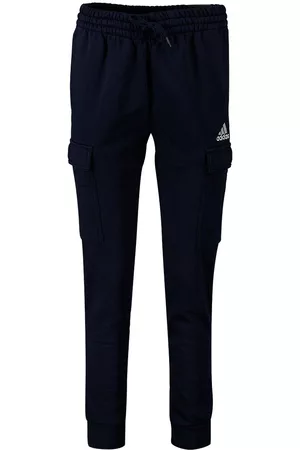 adidas Men Cargo Pants - Essentials Regular Tapered Cargo Joggers Pants Grey 2XL / Regular Man