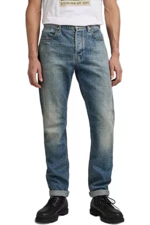 G-Star Men Straight Jeans - Triple A Regular Straight Selvedge Jeans Blue 31 / 30 Man