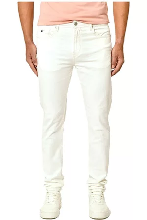 Kaporal 5 Men Straight Jeans - Darko Washed Effect Straight Cut Jeans Beige 27 Man