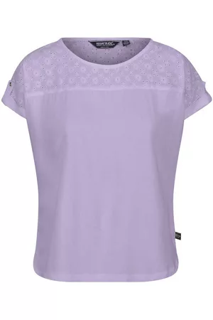Regatta Women Short sleeved Shirts - Jaida Short Sleeve Blouse Purple 10 Woman