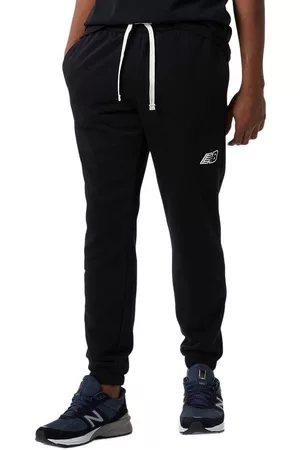 New Balance Men Sweatpants - Essentials Fleece Jogger Pants Black L Man