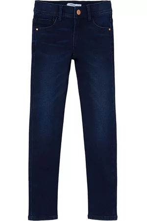 NAME IT Girls Skinny Jeans - Polly Skinny Fit 1212 Jeans Blue 4 Years Girl