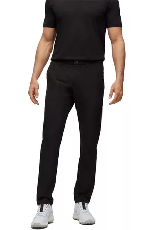 HUGO BOSS Men Sweatpants with Pockets - Commuter Slim 10251562 Pants Black 46 Man