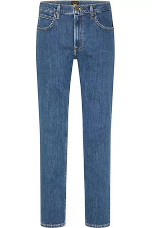 Lee Men Straight Jeans - Brooklyn Straight Mid Jeans Blue 32 / 30 Man