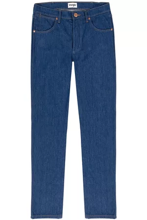 Wrangler Men Straight Jeans - Greensboro Regular Straight Fit Jeans Blue 40 / 30 Man