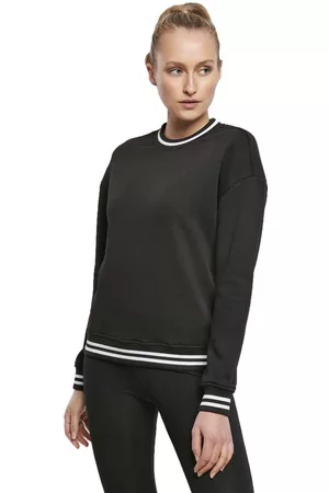 Build Your Brand Women Sweatshirts - College Sweat Crew Sweatshirt 3XL Woman