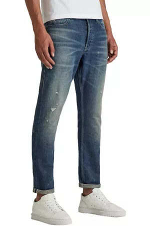 G-Star Men Straight Jeans - Triple A Regular Straight Selvedge Jeans Blue 26 / 30 Man