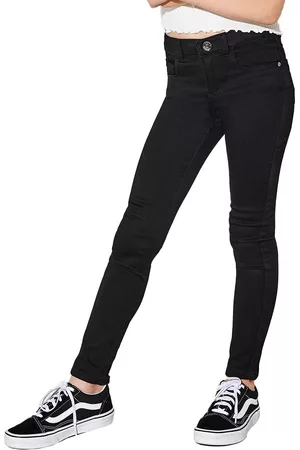 ONLY Girls Skinny Jeans - Konroyal Life Regular Skinny 600 Jeans Black 6 Years Girl