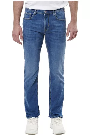 Kaporal 5 Men Straight Jeans - Daxte Straight Cut Jeans With Washed Effect Blue 2XL Man
