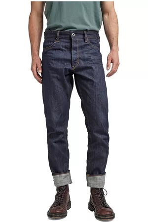 G-Star Men Straight Jeans - Triple A Regular Straight Selvedge Jeans Blue 29 / 30 Man
