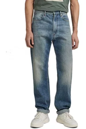 G-Star Men Straight Jeans - Type 49 Relaxed Straight Selvedge Jeans Blue 29 / 30 Man