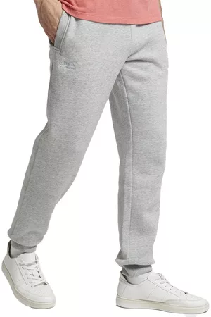 Superdry Men Sweatpants - Vintage Logo Emb Joggers Grey 2XL Man