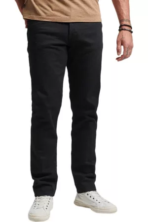 Superdry Men Slim Jeans - Vintage Slim Straight Jeans Black 30 / 30 Man