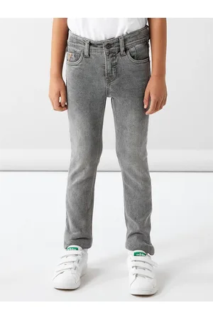 Skinny & Slim Fit Jeans in the color Gray for boys | FASHIOLA.com