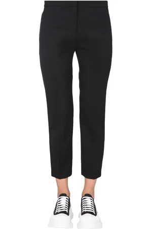 Alexander McQueen Cropped straight trousers
