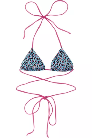 MC2 SAINT BARTH Animalier print bikini top