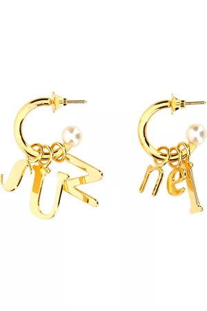 SUNNEI Lettering logo dangle earrings