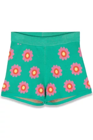 Stella McCartney Women Shorts - Knitted flower shorts