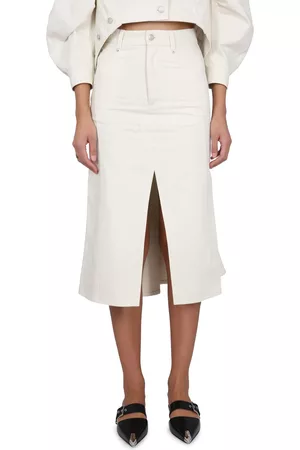 Alexander McQueen Women Denim Skirts - Denim skirt