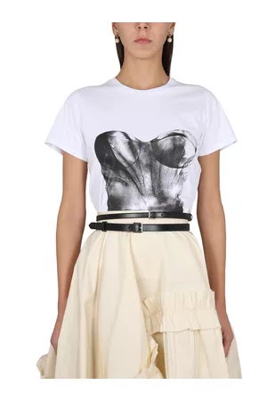 Alexander McQueen Women Bras - Bustier print t-shirt