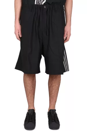 Y-3 Men Bermudas - Bermuda shorts with side bands