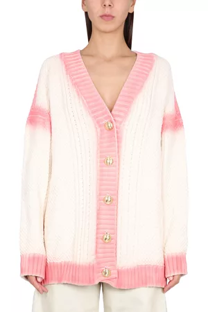 Palm Angels Patent leather effect palm cardigan