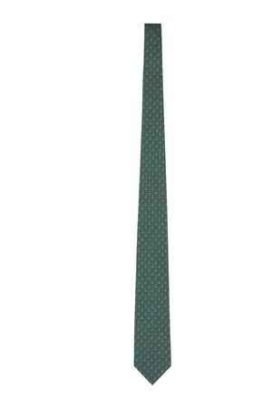 Salvatore Ferragamo Men Neckties - Silk tie with pixel print