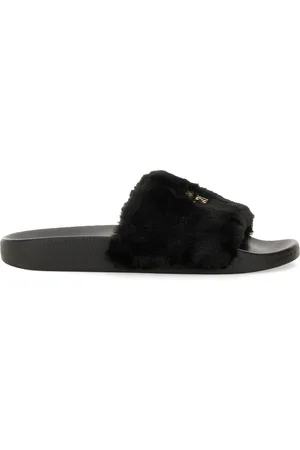 VERSACE Slide sandal with logo