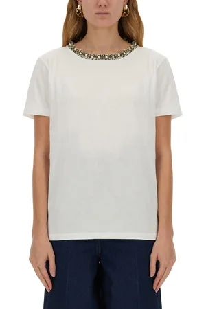 Nina Ricci T-shirt with embroidered collar