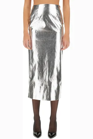 ROTATE Woven pencil skirt