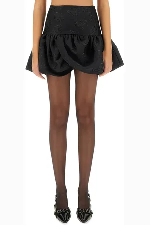 ROTATE Mini jacquard skirt