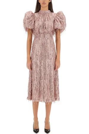 ROTATE Mini dress with bangs